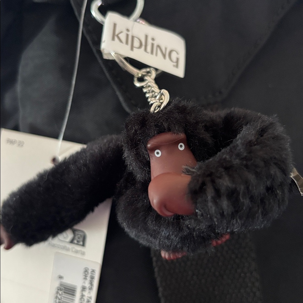 Kipling Black Multi Pocket Sling Bag NWT - Picture 9 of 11